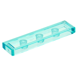 Tegel, 1x4 2431 gebruikt Transparant licht blauw (15)