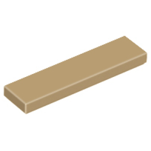 Tegel, 1x4 2431 nieuw Donker crème (tan) (69)