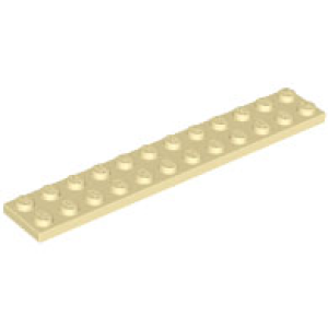 Plaat 2x12 2445 nieuw Crème (tan) (02)