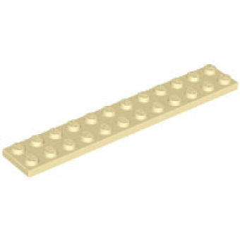 Plaat 2x12 2445 nieuw Crème (tan) (02)