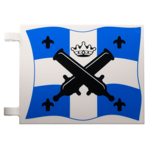 Vlag, decoratief 6x4 2525pb018 nieuw wit (01)