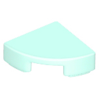 Tegel, kwart rond 1x1 25269 nieuw Licht aqua (152)