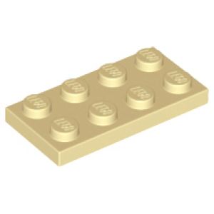 Plaat 2x4 3020 nieuw Crème (tan) (02)