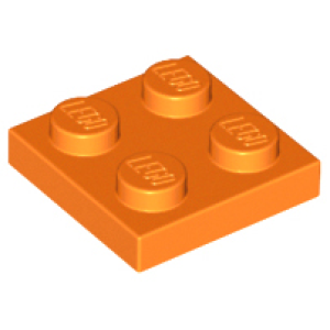 Plaat 2x2 3022 nieuw Oranje (04)