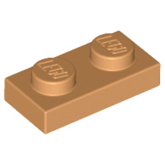 Plaat 1x2 3023 nieuw Caramel Medium Nougat (150)