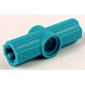 Technic, As en pin connector #2 32034 gebruikt Donker turquoise (39)