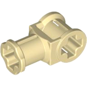 Technic, as connector met asgat 32039 gebruikt Crème (tan) (02)