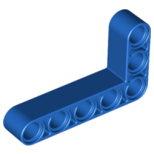 Technic, liftarm dik 3x5 l-vorm 32526 nieuw Blauw (07)