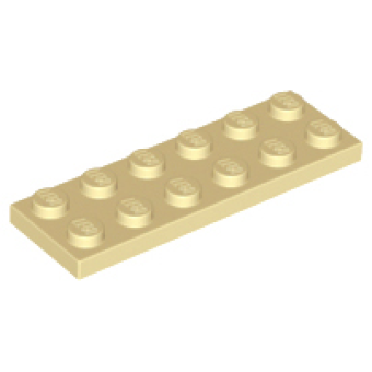 Plaat 2x6 3795 nieuw Crème (tan) (02)