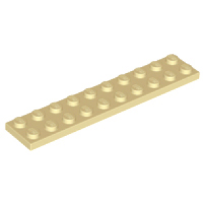 Plaat 2x10 3832 nieuw Crème (tan) (02)