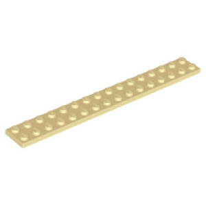 Plaat 2x16 4282 nieuw Crème (tan) (02)