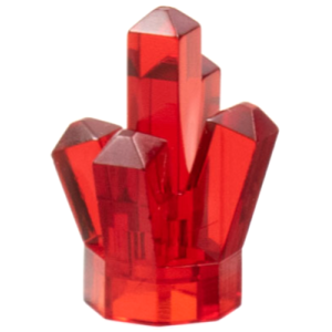 Rots, 1x1 52 kristal nieuw Transparant rood (17)