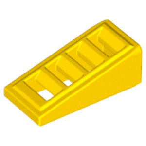 Dakpan, 18° 2x1x2/3 met grill 61409 gebruikt geel (03)