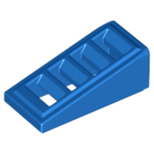 Dakpan, 18° 2x1x2/3 met grill 61409 gebruikt blauw (07)