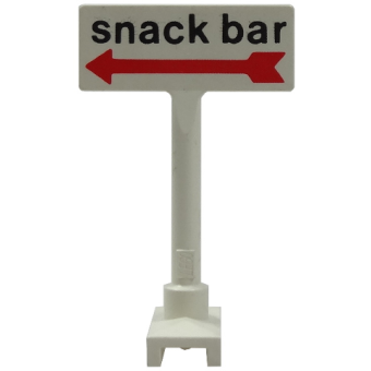  Verkeersbord snackbar 676p01. gebruikt