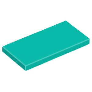 Tegel, 2x4 87079 gebruikt donker turquoise (39)