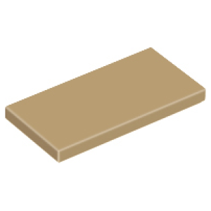 Tegel, 2x4 87079 nieuw Donker crème (tan) (69)