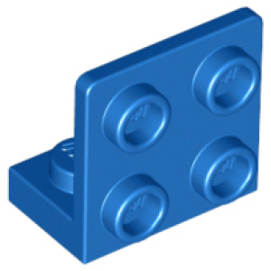 Bracket / hoekplaat 1x2 - 2x2 omgekeerd 99207 gebruikt Blauw (07)