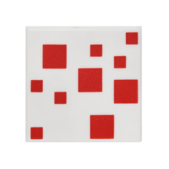 tegel 2x2 3068pb0991  minecraft  nieuw Wit (01)