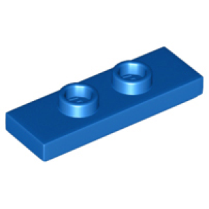 Plaat, aangepast 1x3 met 2 studs 34103 nieuw Blauw (07)