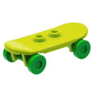 Skateboard met wielen 42511c07  nieuw Lime (34)