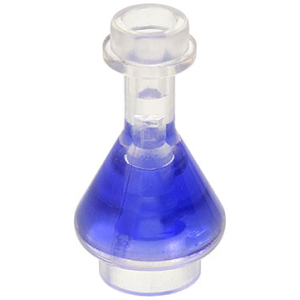  Fles, Erlenmeyer met Gegoten Trans-Purple Vloeistof 93549pb02 nieuw trans paars