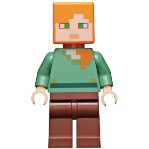 Minifiguren, Minecraft Alex, min017. nieuw