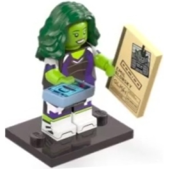 Collectible Minifigures, Marvel Studios, Series 2 She-Hulk colmar2-5. nieuw