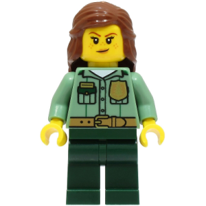 City, park ranger female.