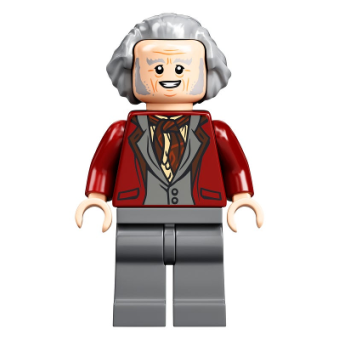 Harry Potter, Garrick Ollivander, Dark Red Jacket and Hair Swept Back hp246. nieuw