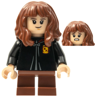 Harry Potter, Hermione Granger, Black Torso Gryffindor Robe hp253. nieuw