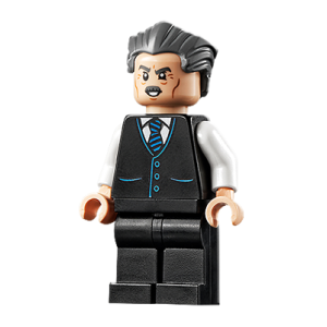 J. Jonah Jameson - Vest with Striped Tie, Swept Back Hair SH710. nieuw