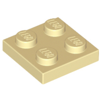 Plaat 2x2 3022 nieuw Crème (tan) (02)