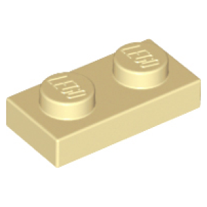 Plaat 1x2 3023 nieuw Crème (tan) (02)